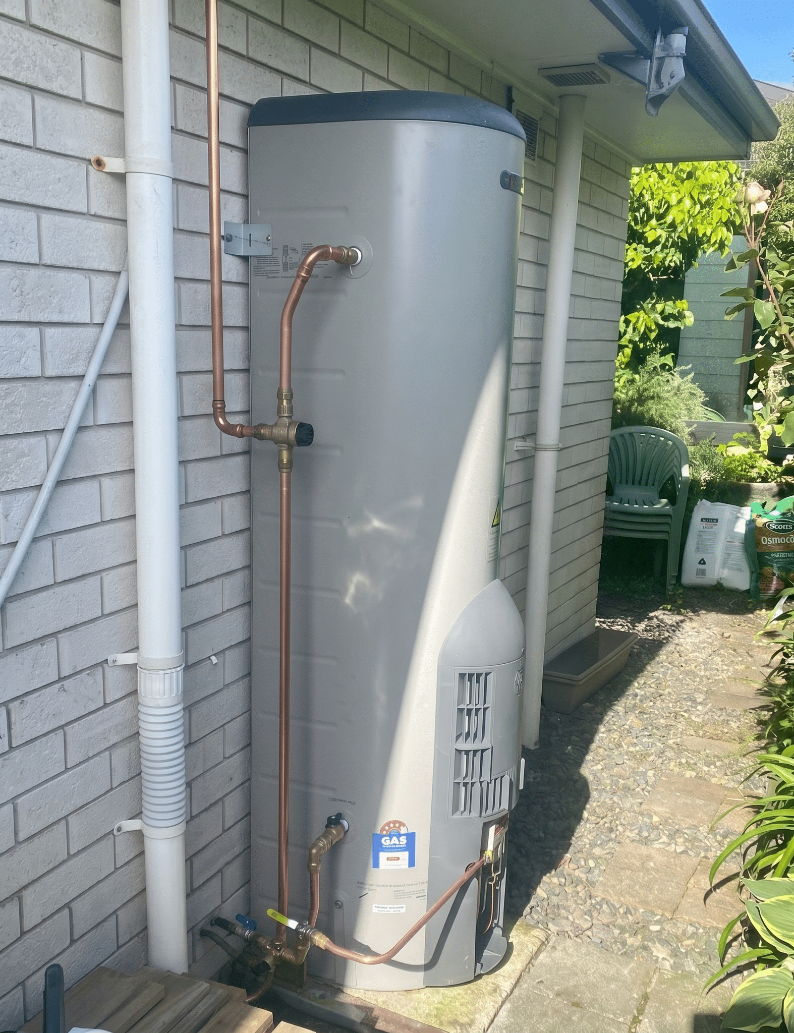 New gas hot water cylinder gas hot water cylinder