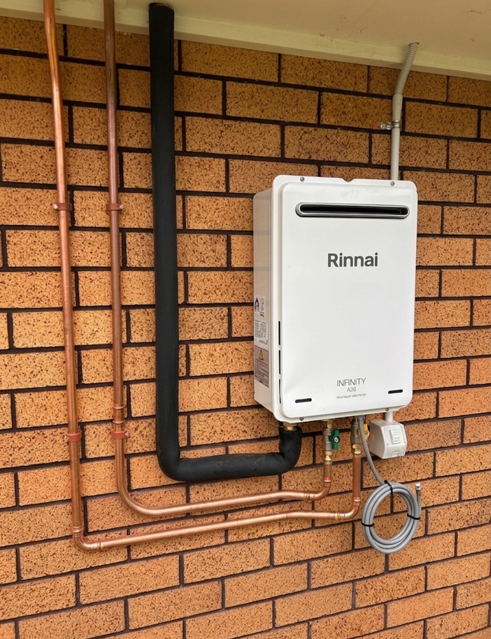New Rinnai Gas Intall